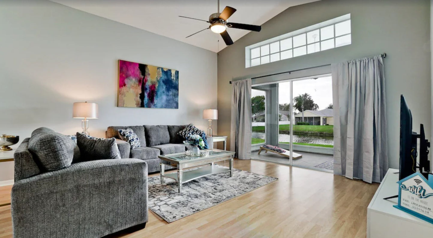 Lake House - 4584 Runabout Way Bradenton, FL 34203 - Sleep 8, 3 Bedroom, 1 Office, 2 Bath