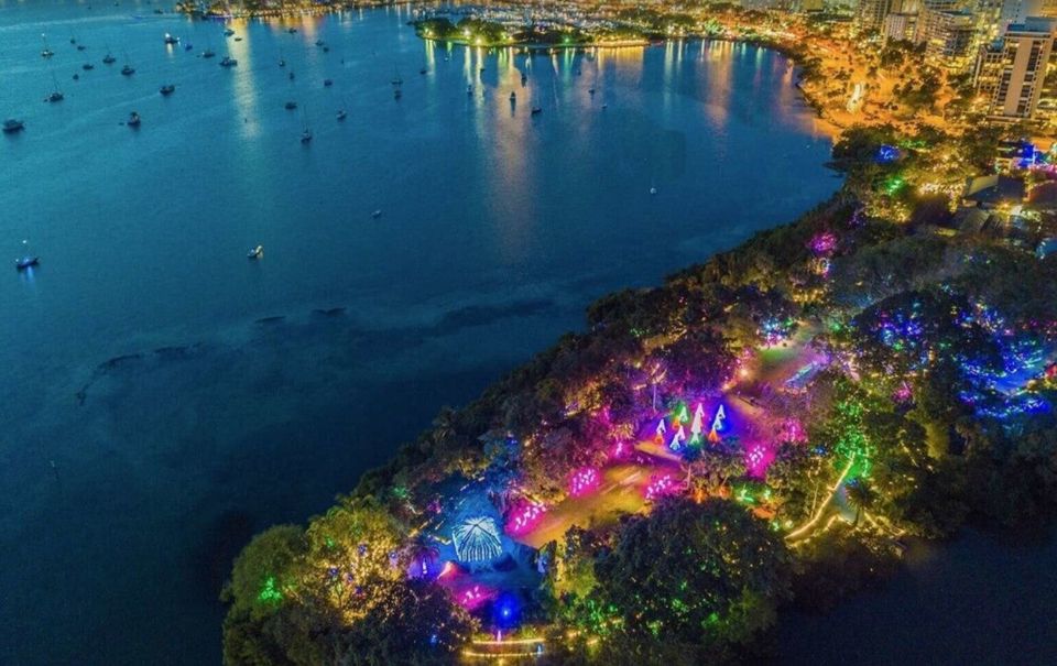 Sarasota Bay at night